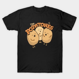 The Potatones - Veggie Pun Singing Trio T-Shirt